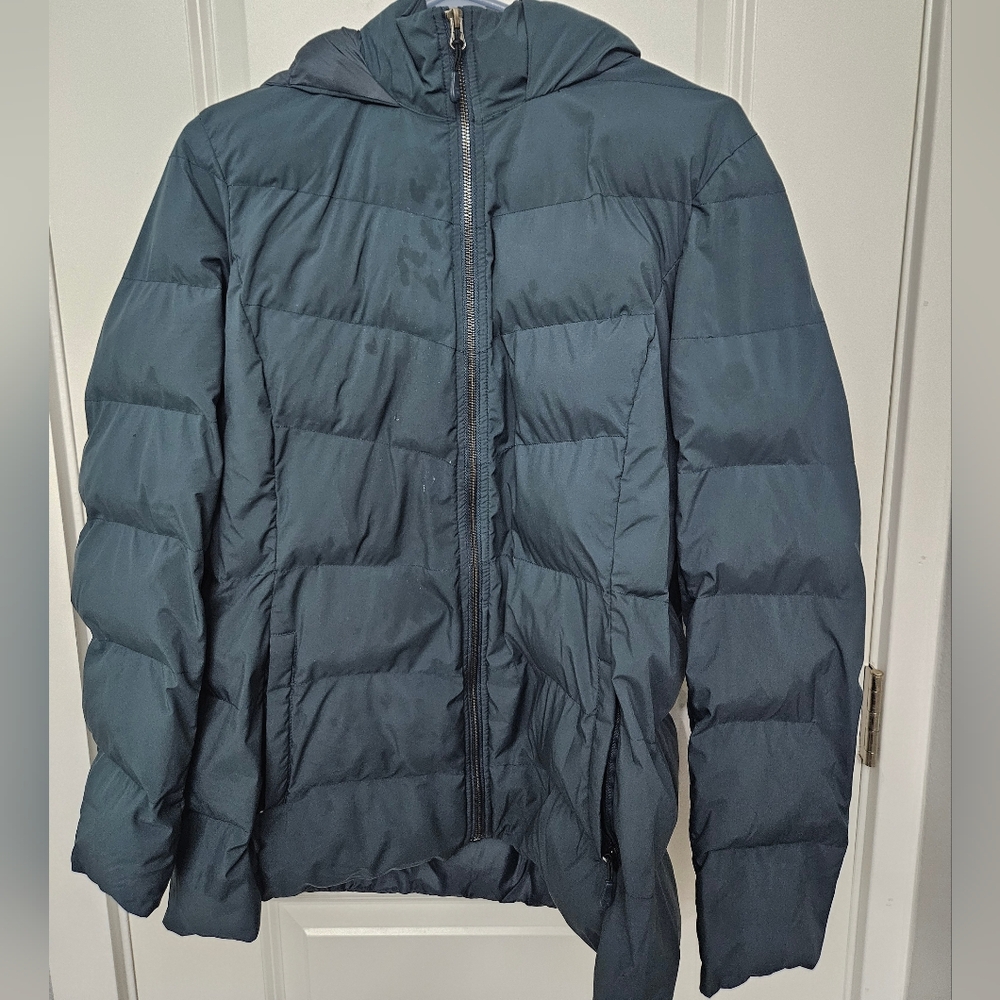 32 Degrees Heat Women's Winter Tech Hooded Puffer Jacket Size L